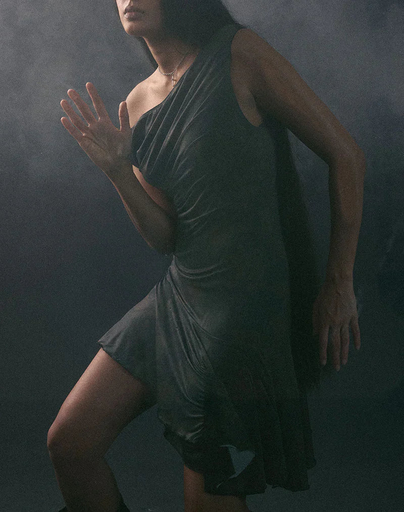 Tohari Mini Dress in Dynamic Rose