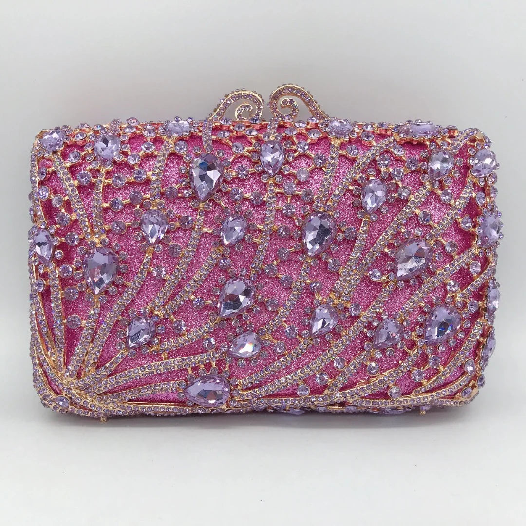 Vioraia (CS) Siena Rhinestones Clutch Bag