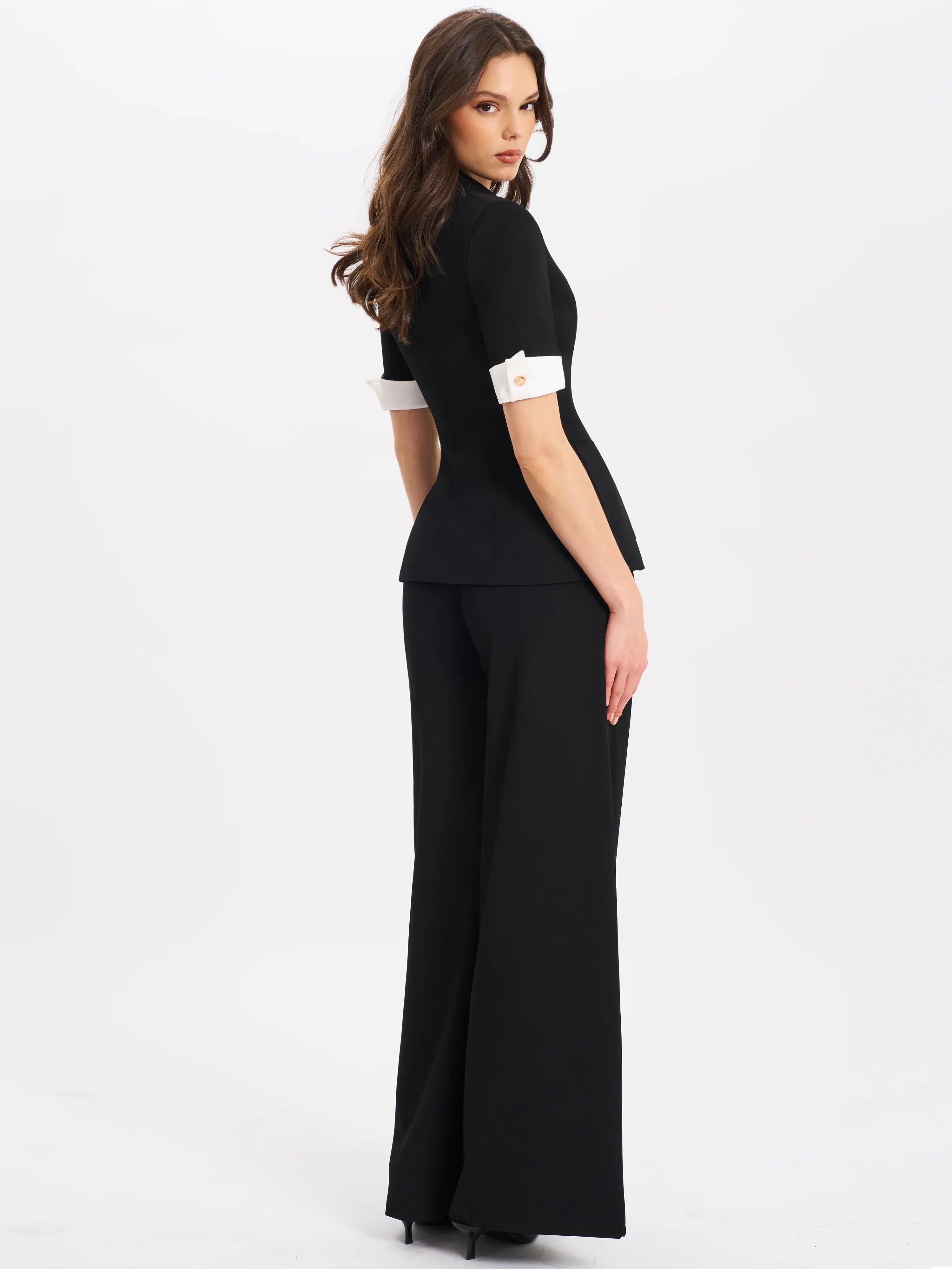 Aleena Short Sleeve Business Casual Blazer