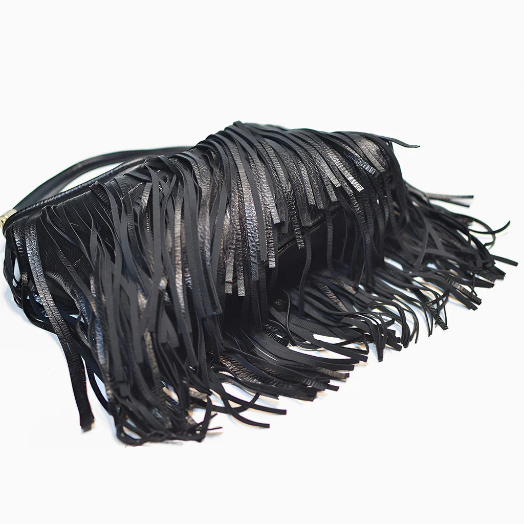 Vioraia Edina Tassel Crossbody Bag