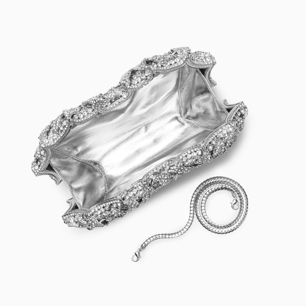 Vioraia (CS) Cecilia Rose Clutch Bag - Silver
