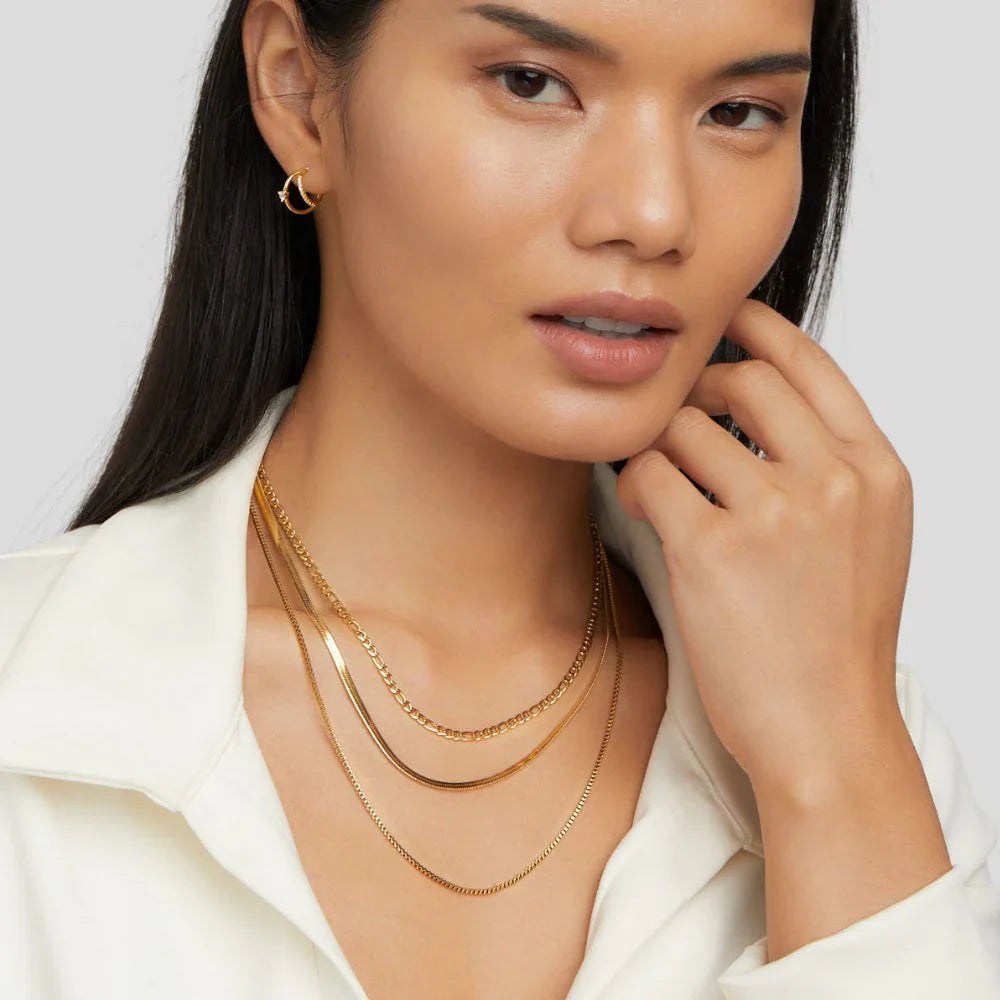 Vioraia Vienna Layered Chain Necklace