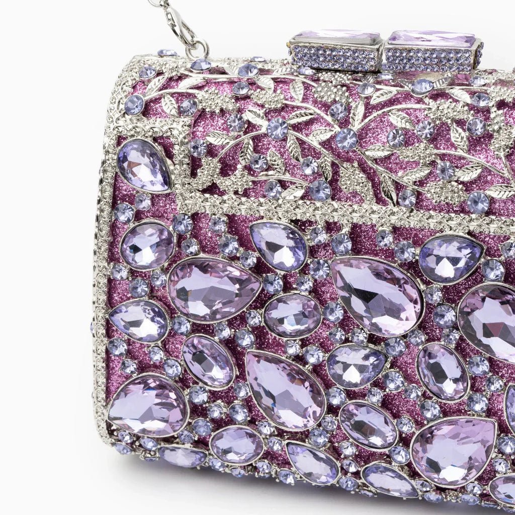 Vioraia (CS) Tiffany Crystals Clutch Bag