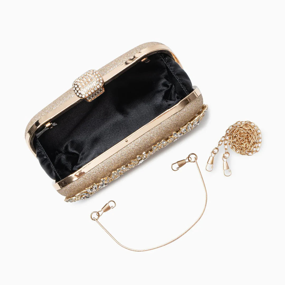 Vioraia Luxurious Flower Clutch Bag