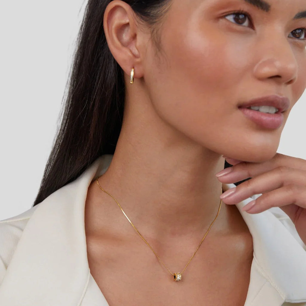 Vioraia Gigi Crystal 18K Gold Necklace