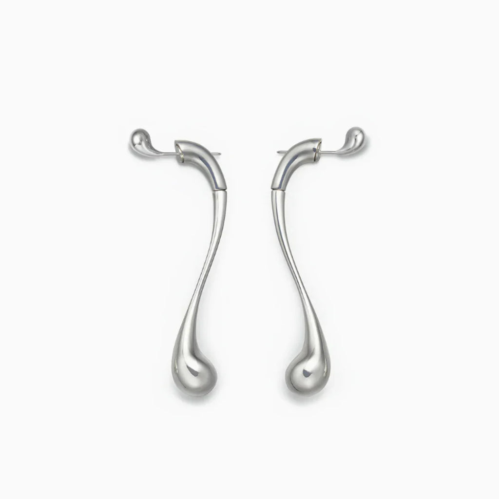 Vioraia Camille Elongated Drop Earrings