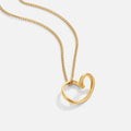 Vioraia Twisted Heart Necklace