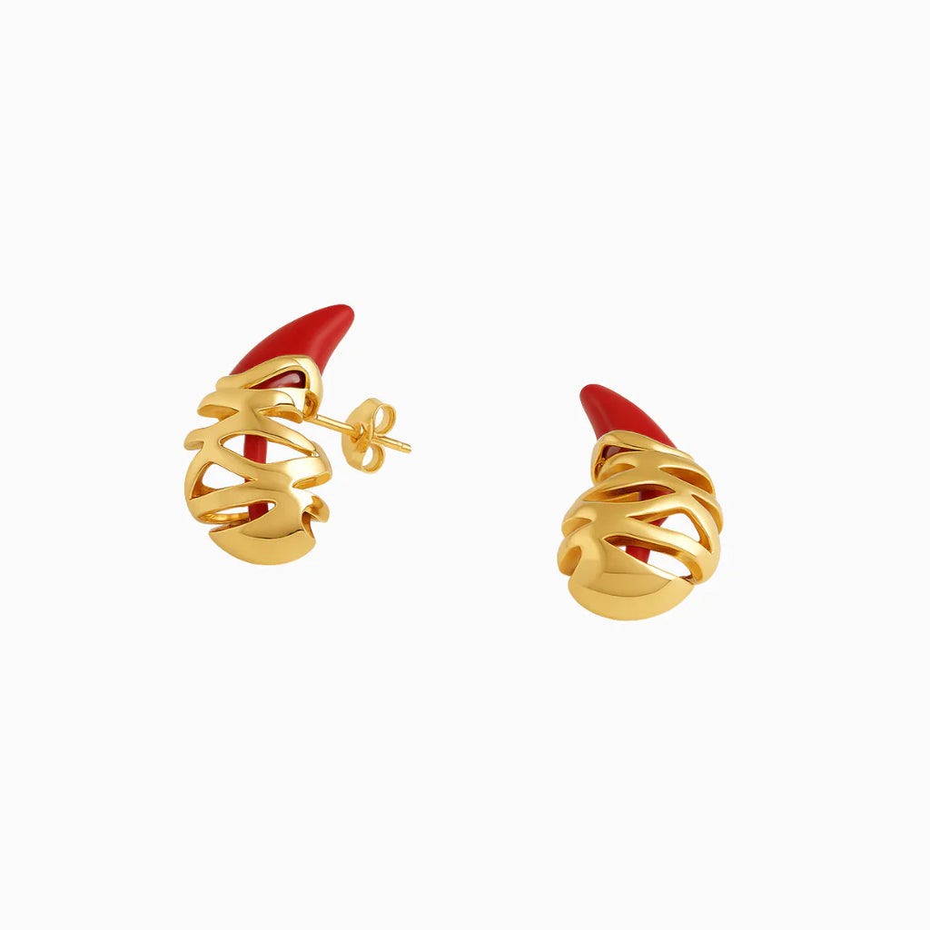 Vioraia Sienna Flame Earrings