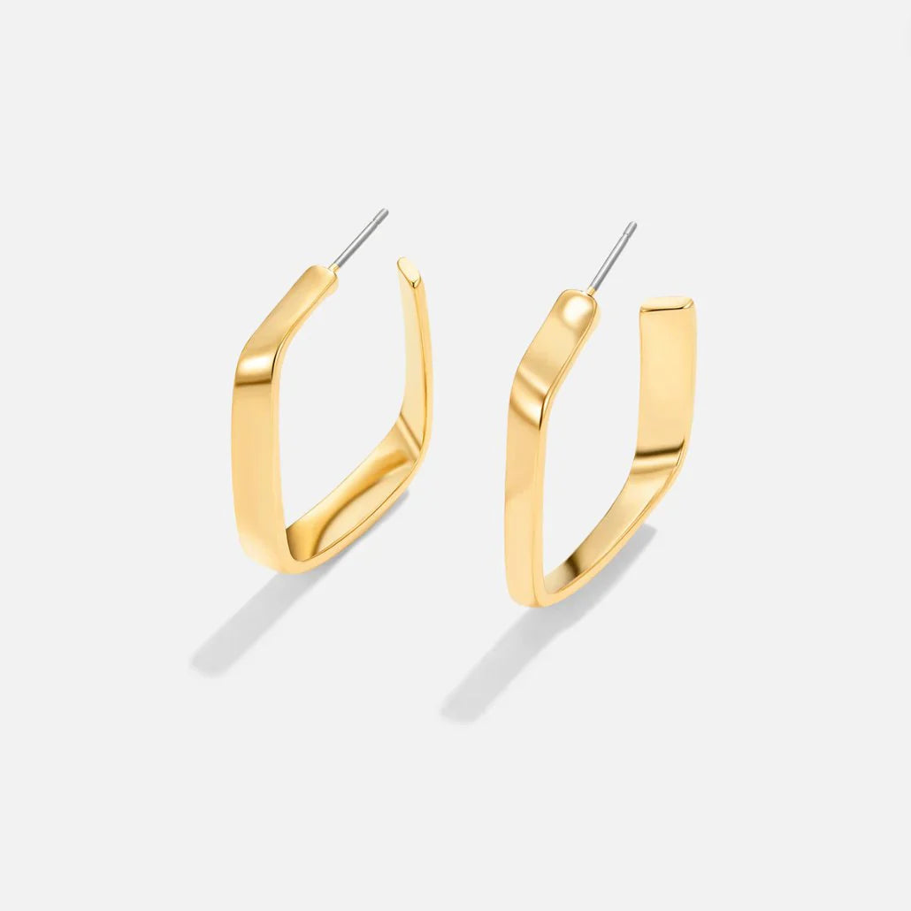 Vioraia Free Mila Geometric Hoop Earrings