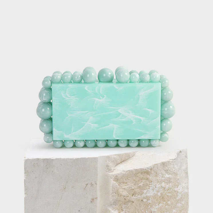 Vioraia (CS) Acrylic Cloud Clutch Bag