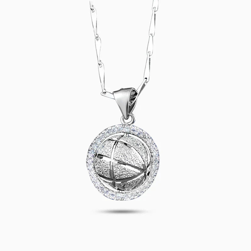 Vioraia Brilliant Basketball Necklace