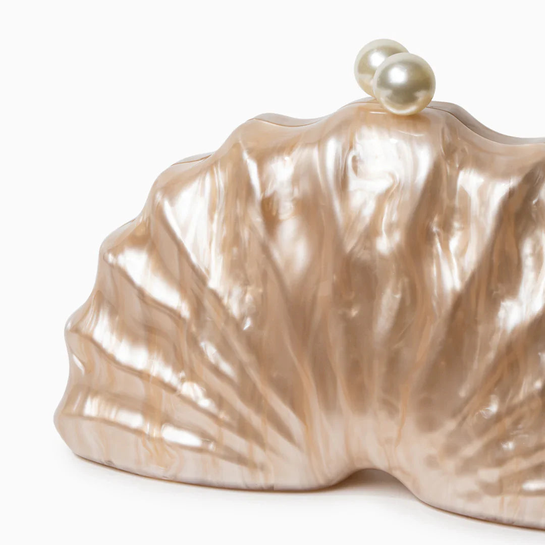 Vioraia Chloe Shell Clutch Bag
