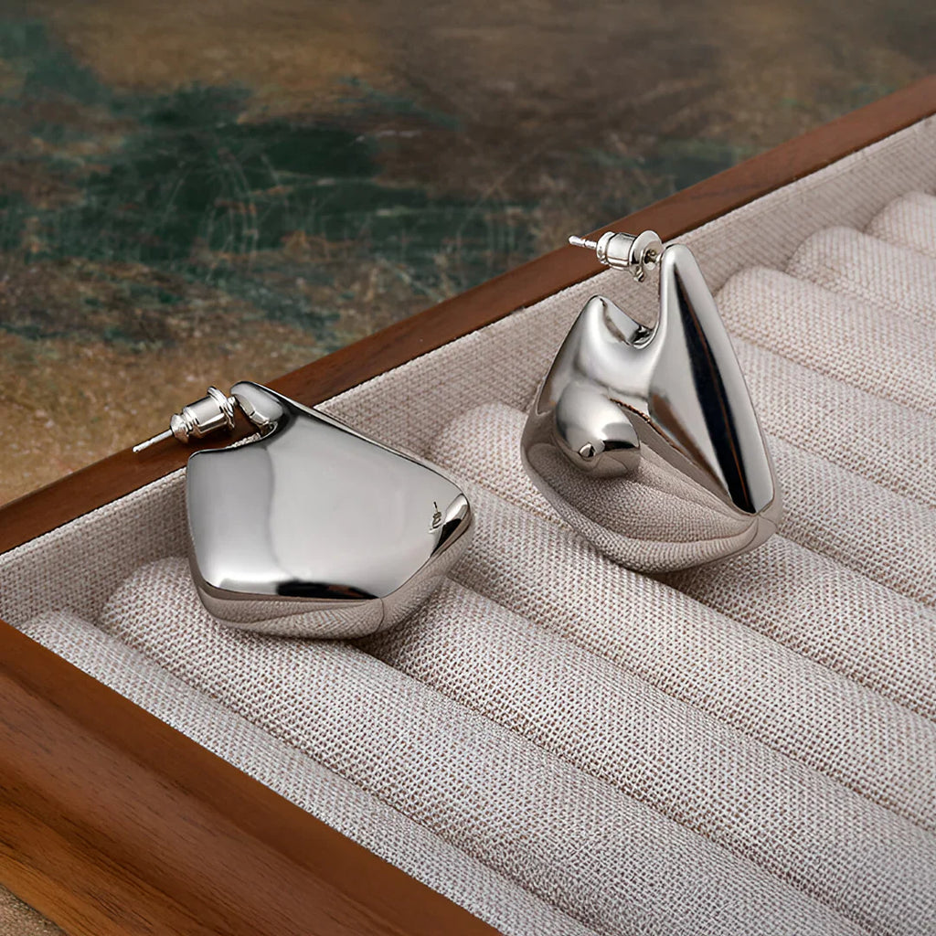 Vioraia Selena Sculptural Drop Earrings