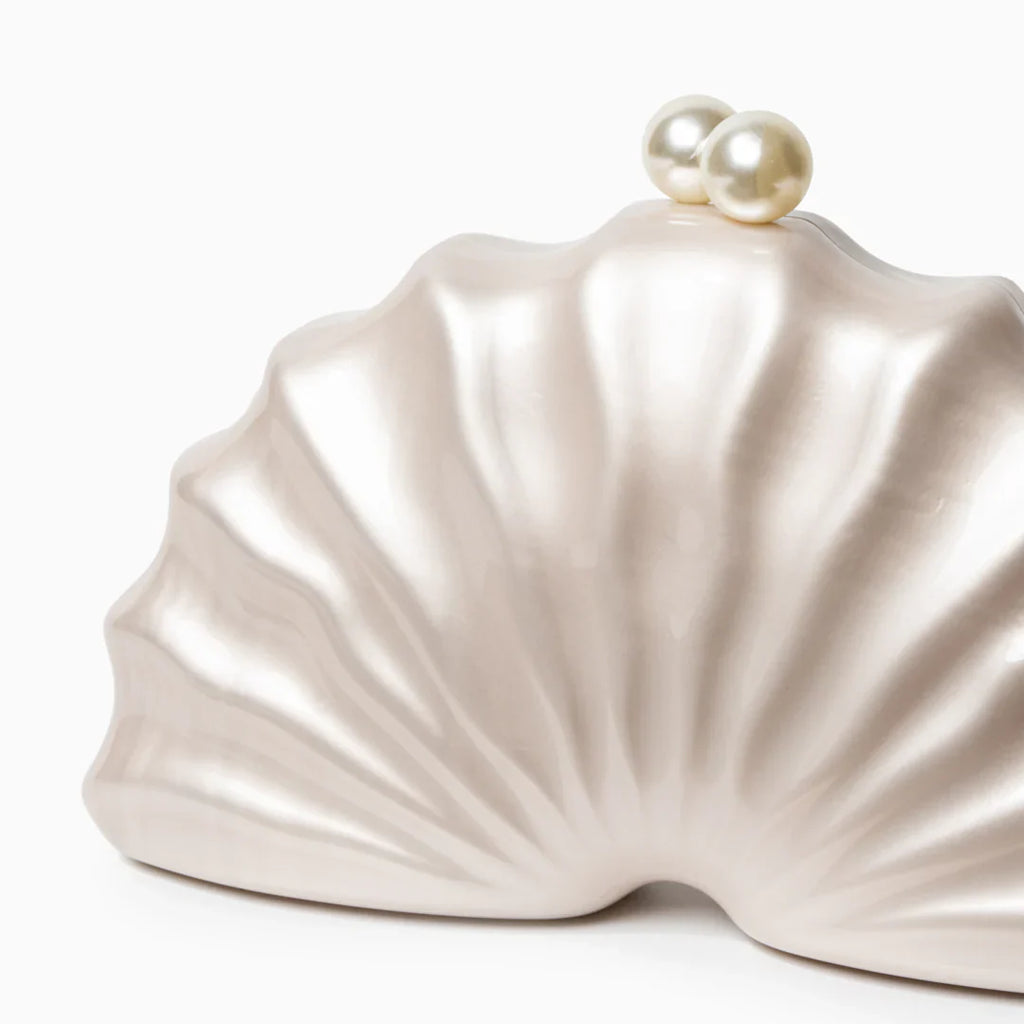 Vioraia Chloe Shell Clutch Bag