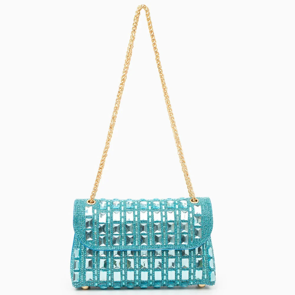 Vioraia Ayesha Gemstones Clutch Bag