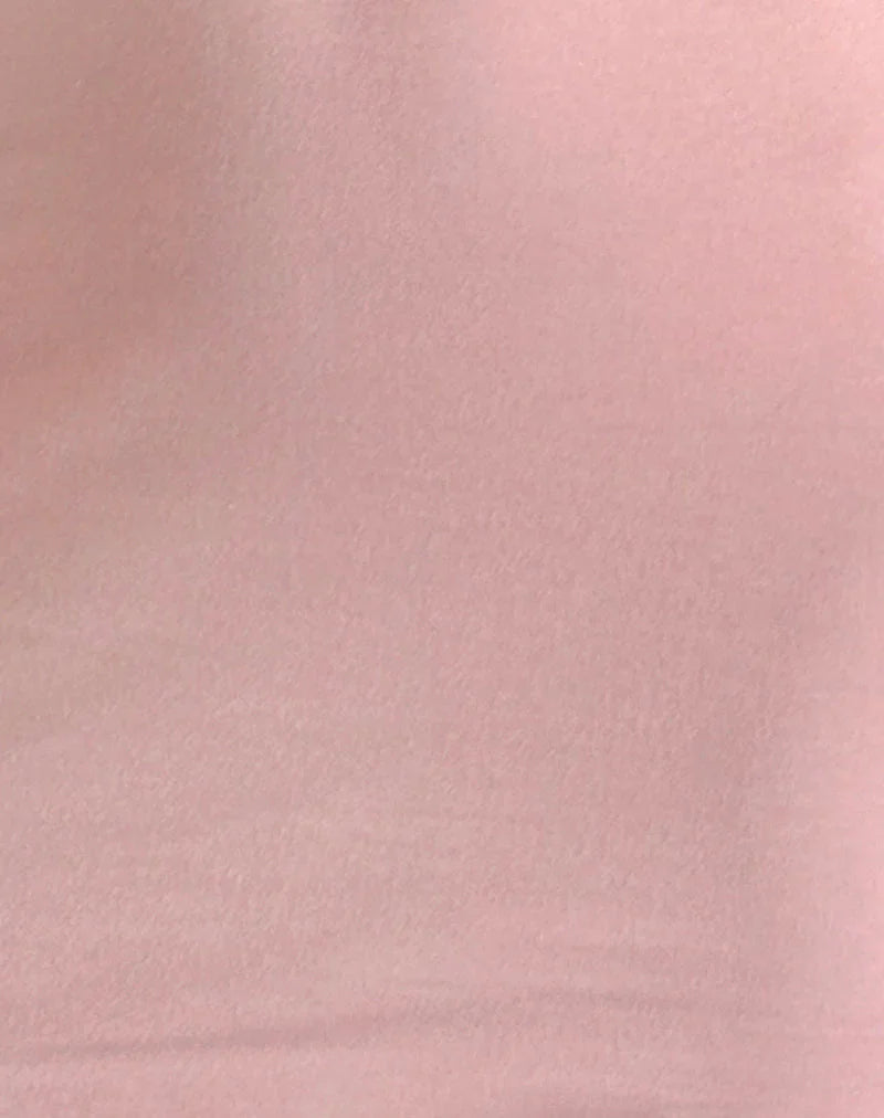 Janjisu Bodycon Mini Dress in Pink Lady