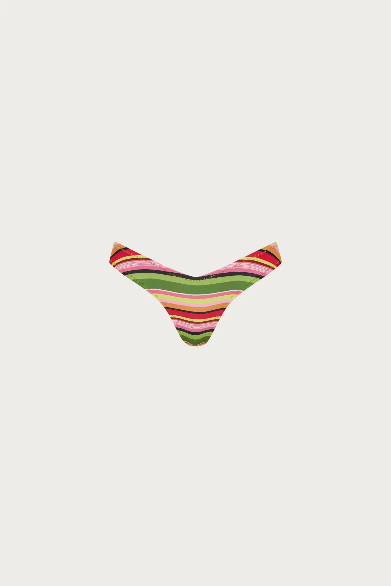 Classic Swim Bottom | Emerald Stripe