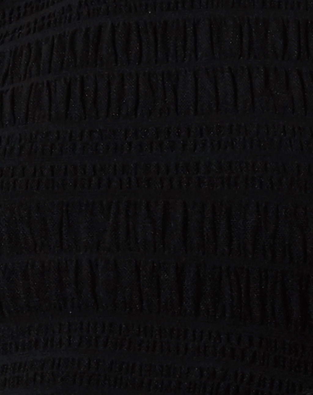 Vadhu Mini Dress in Shirred Mesh Black