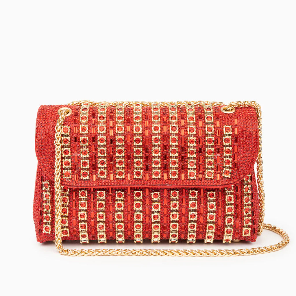 Vioraia Chantal Diamond Clutch Bag