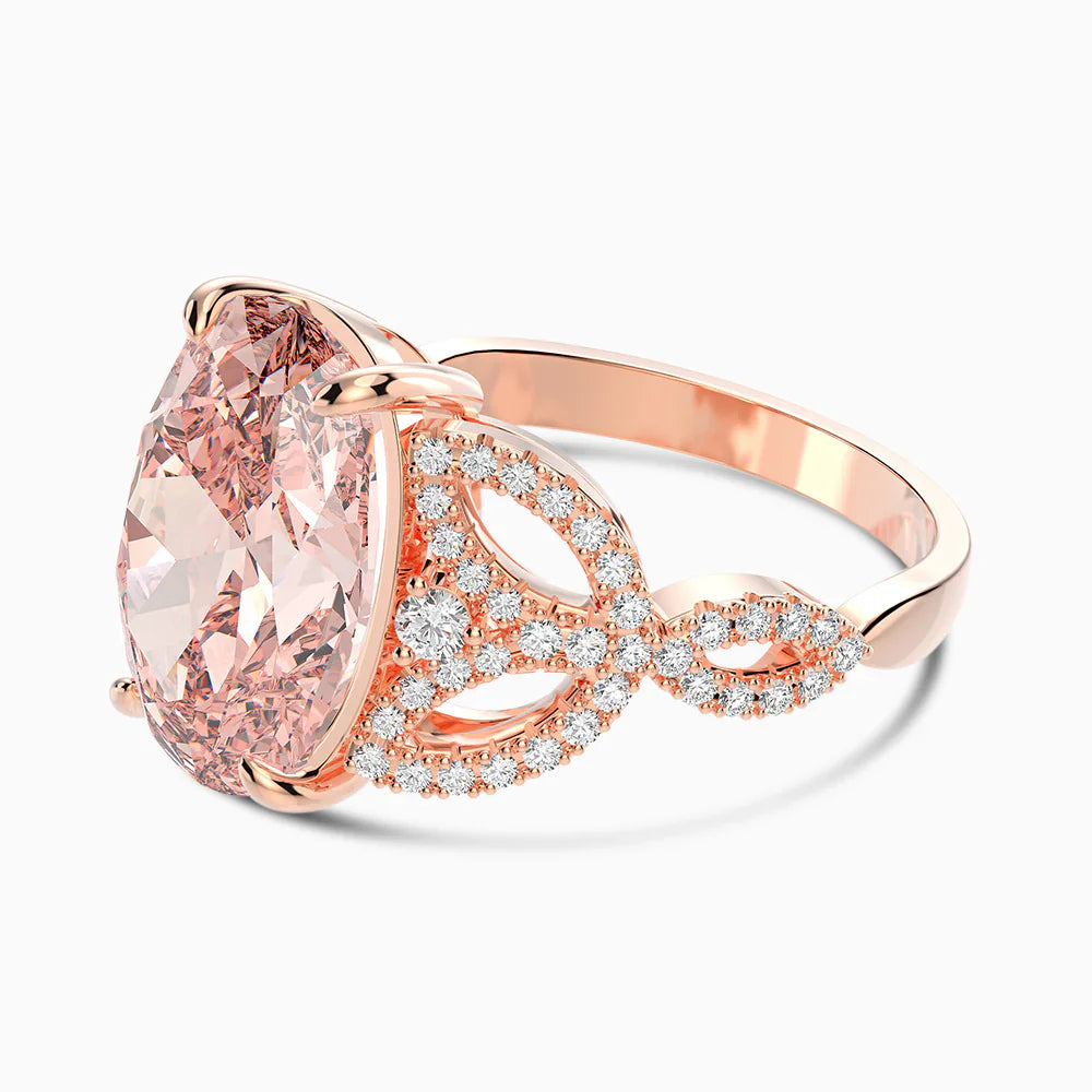 Vioraia Blushing Rose Ring