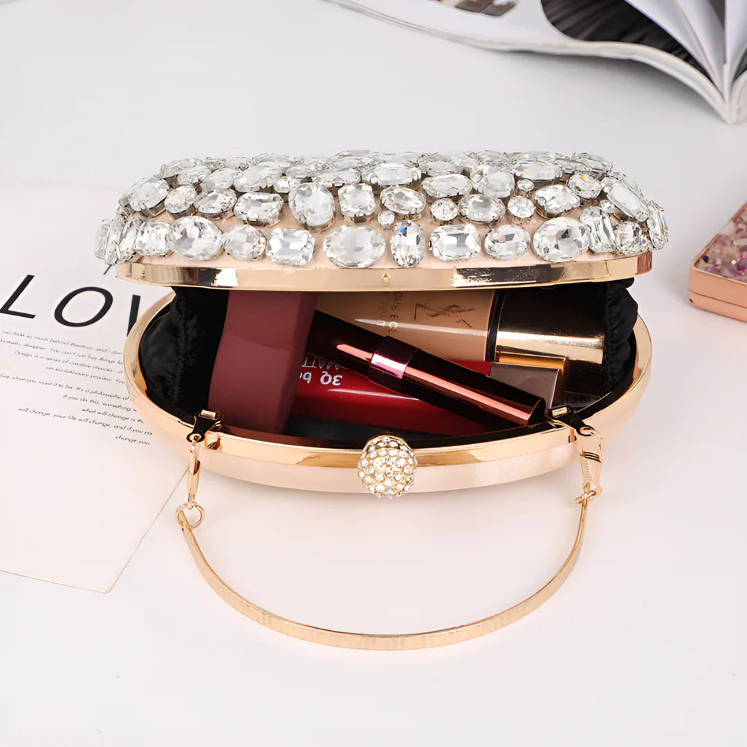 Vioraia Seraphine Gemstone Clutch Bag