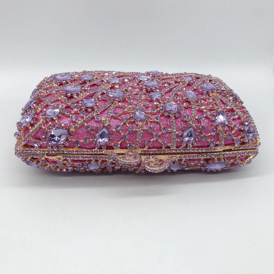 Vioraia (CS) Siena Rhinestones Clutch Bag