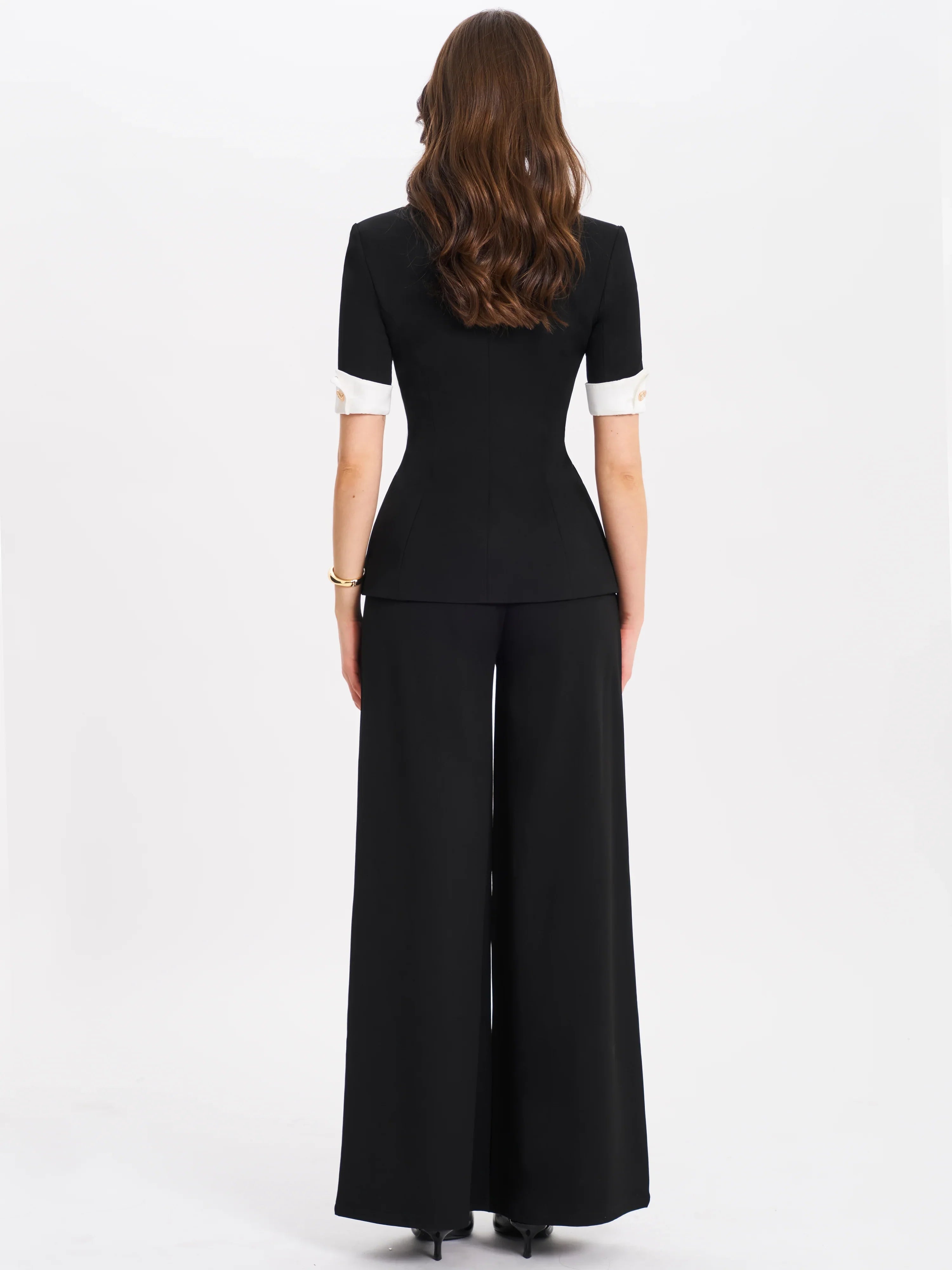 Aleena Short Sleeve Business Casual Blazer