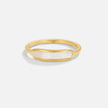 Vioraia Maya Pearl White Ring
