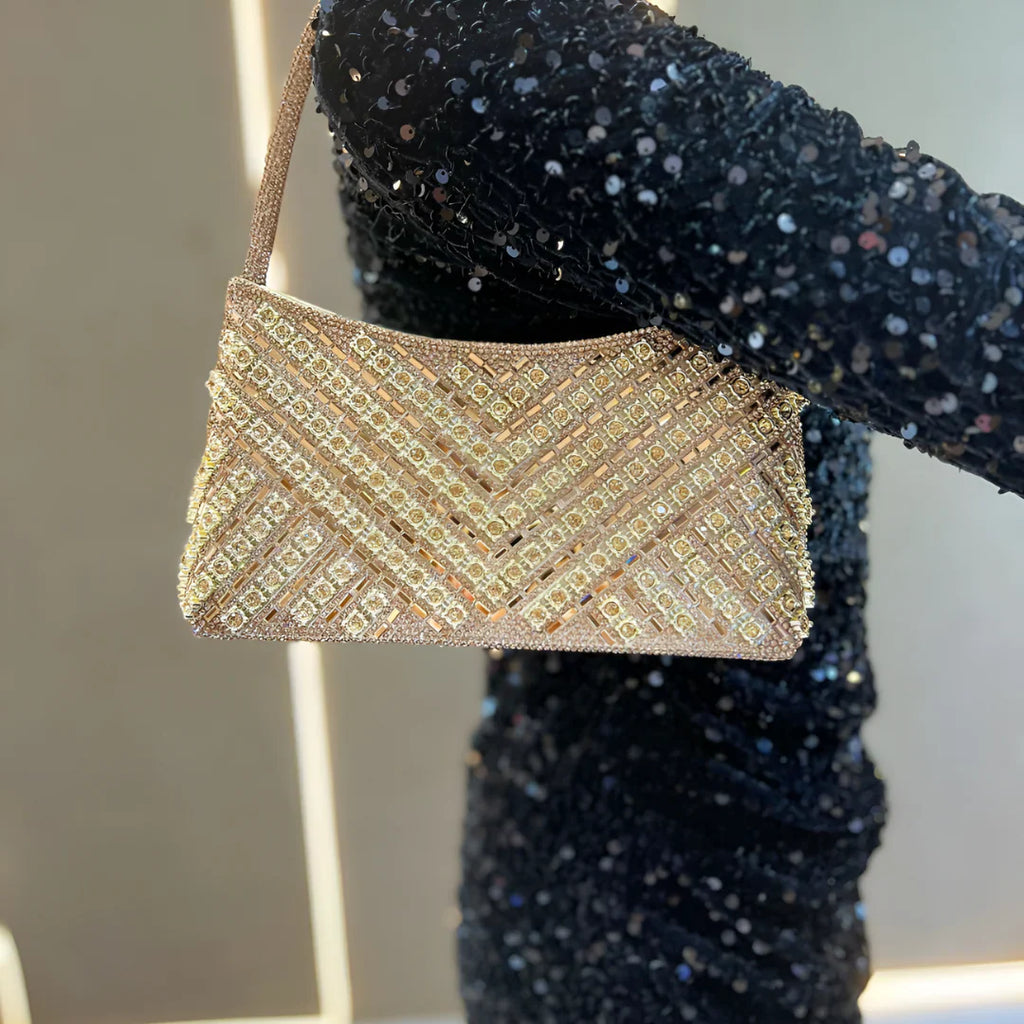 Vioraia Lyra Crystal Mini Shoulder Bag