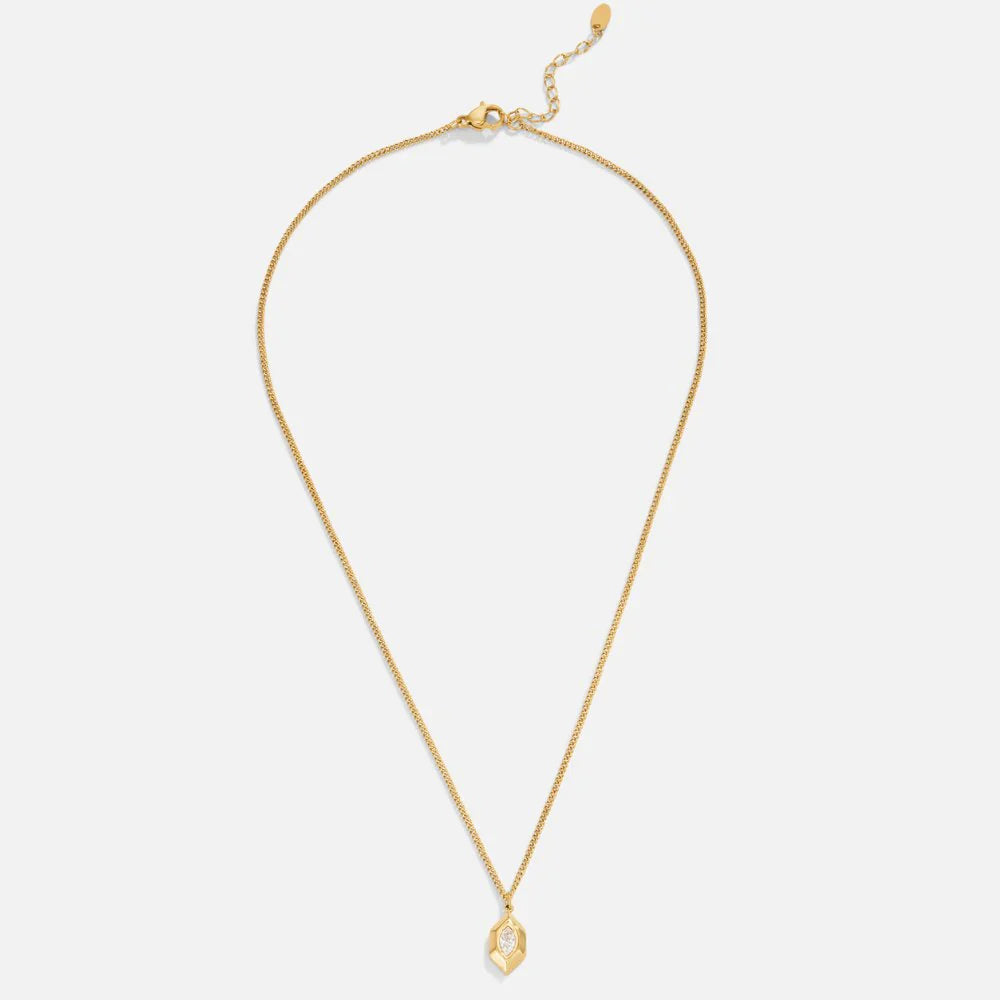 Vioraia Aliyah White Crystal Necklace