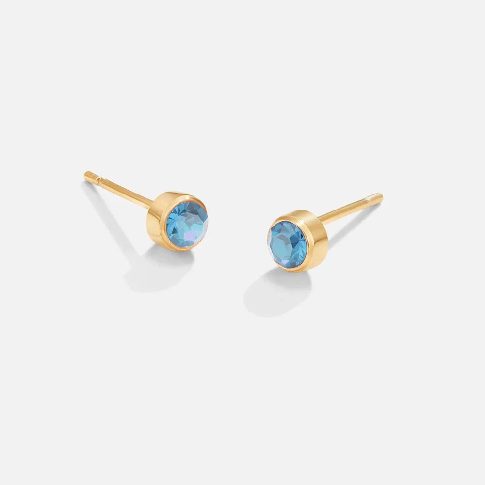 Vioraia Birthstone Stud Earrings