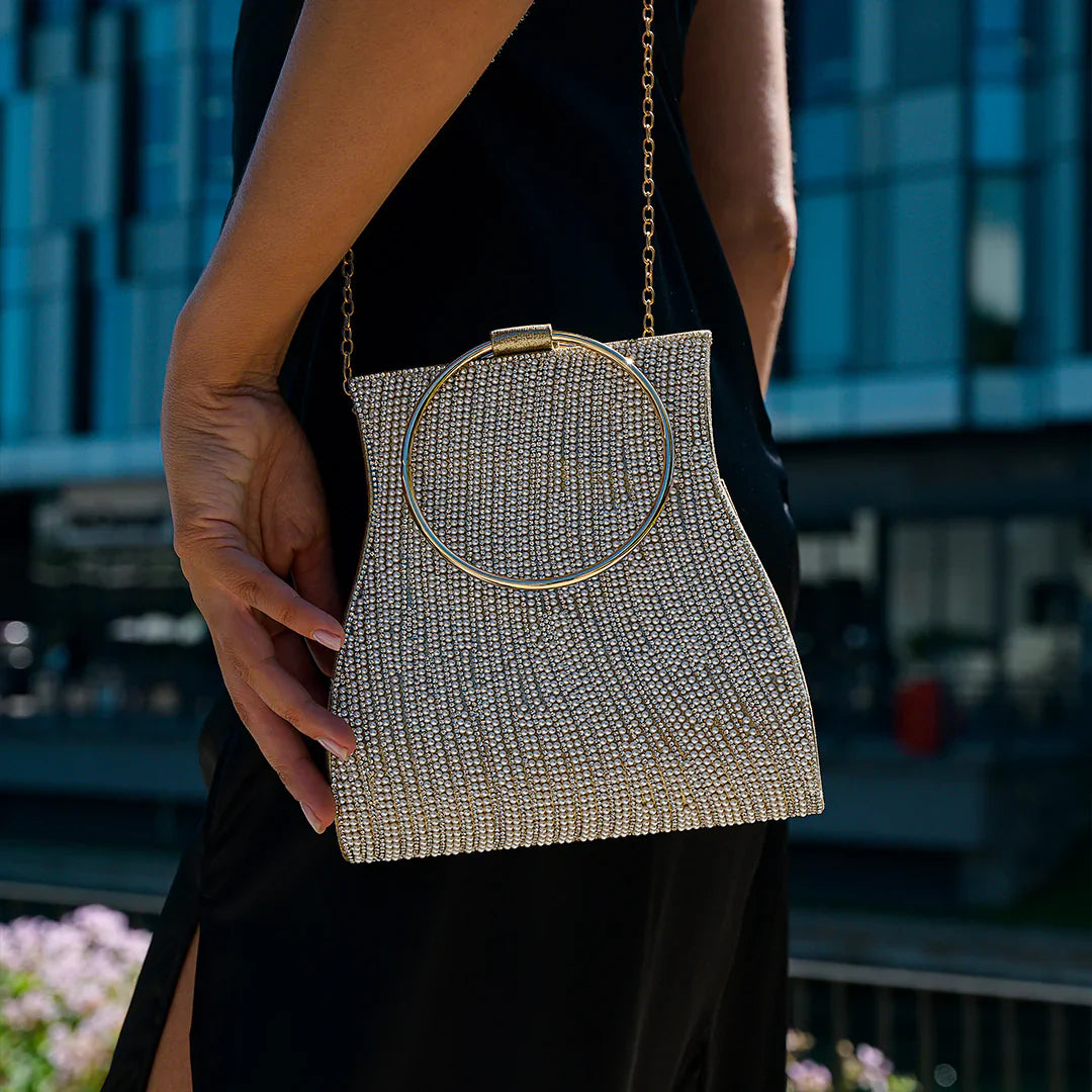 Vioraia Meghan Rhinestones Handbag