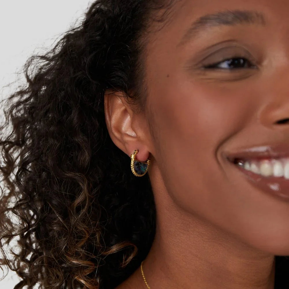 Vioraia Amalfi Turquoise Shell Earrings