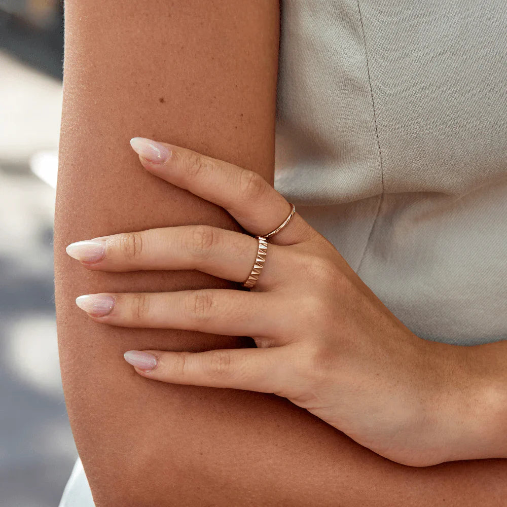 Vioraia Reene Geometric Gold Ring
