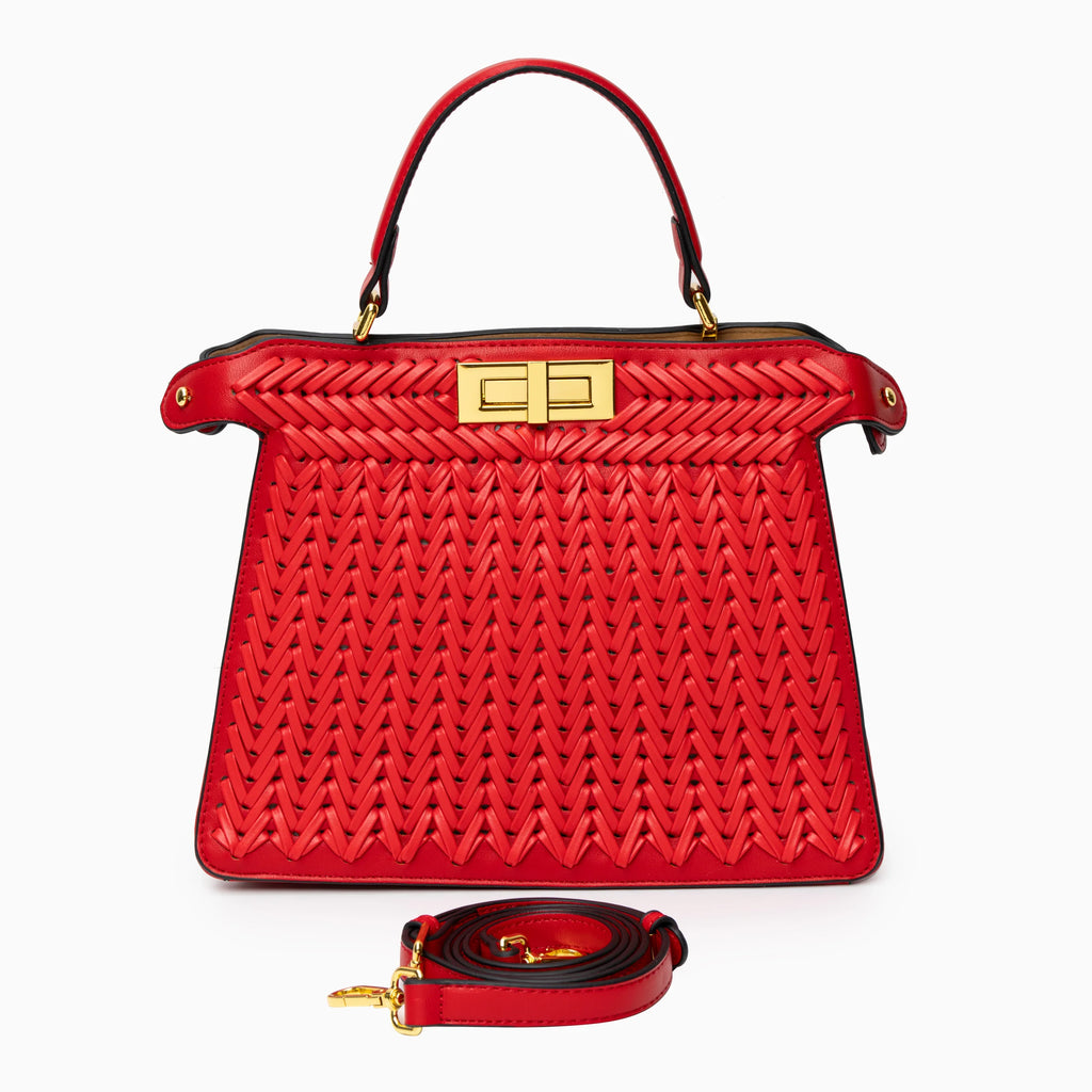 Vioraia Dionne Woven Handbag