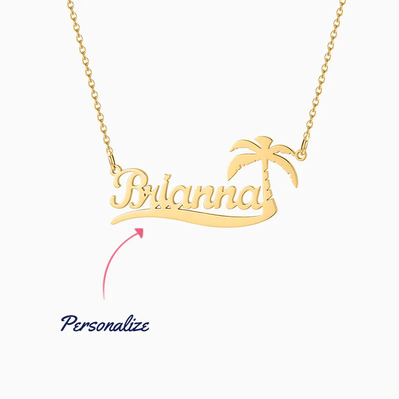 Vioraia Tropical Name Necklace