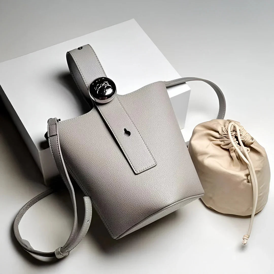 Vioraia Rosa Bucket Crossbody Bag