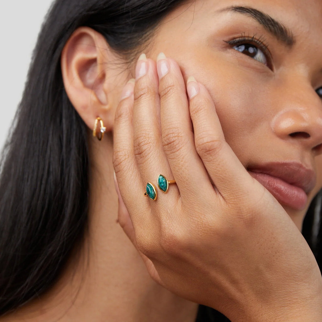 Vioraia Jade Green Wrap Ring