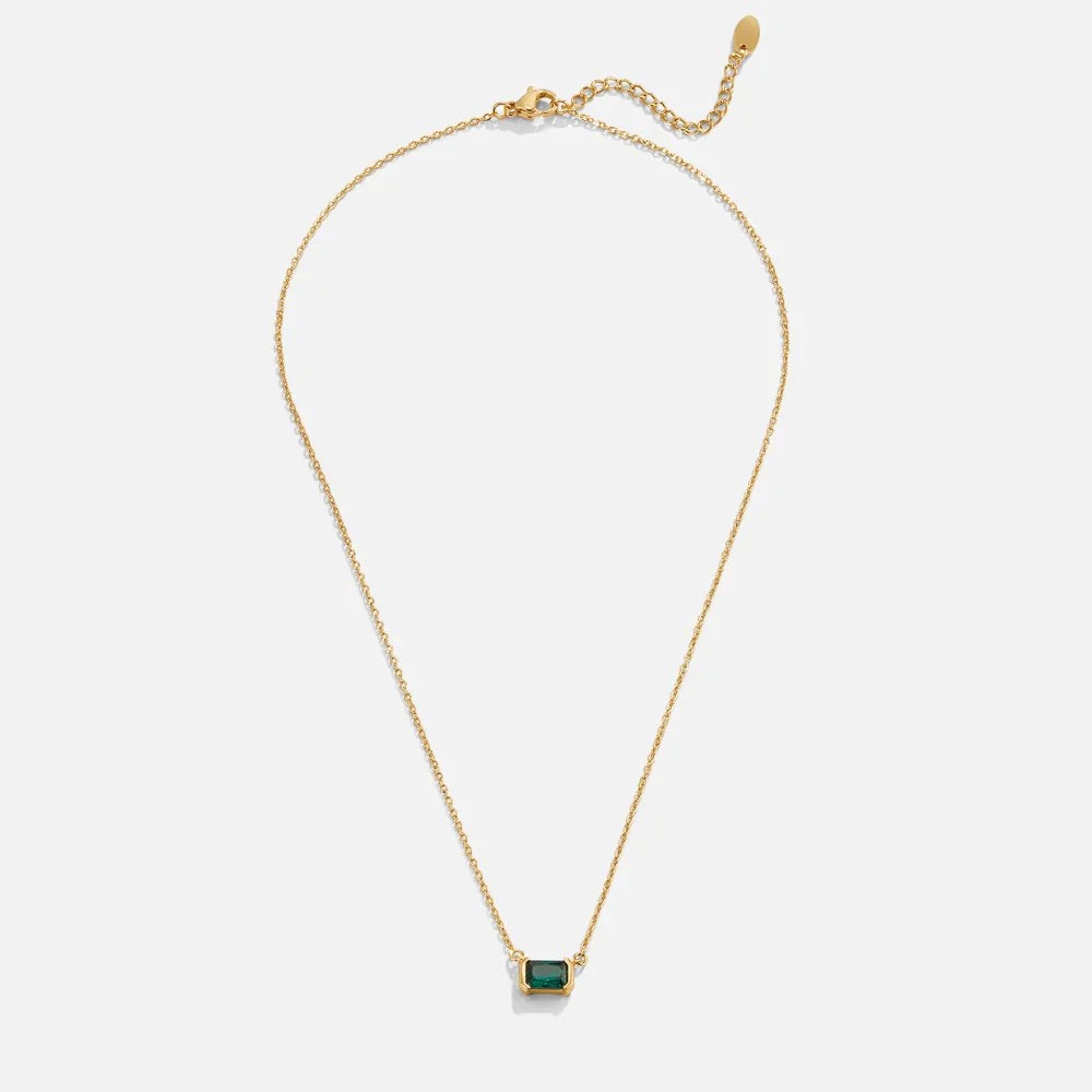 Vioraia Monica Green Emerald Necklace