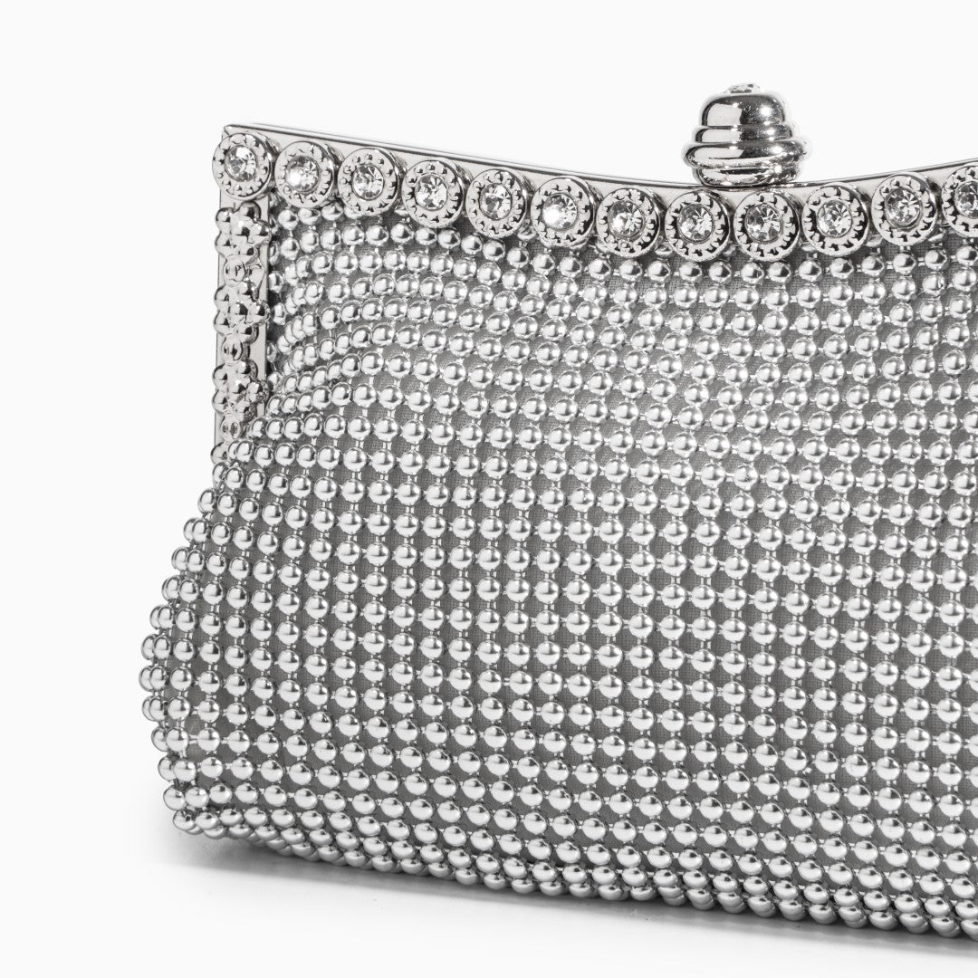 Vioraia Scarlett Rhinestones Clutch Bag