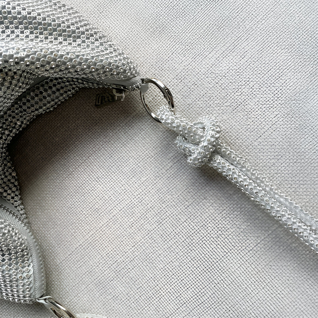 Vioraia Venus Rhinestone Shoulder Bag