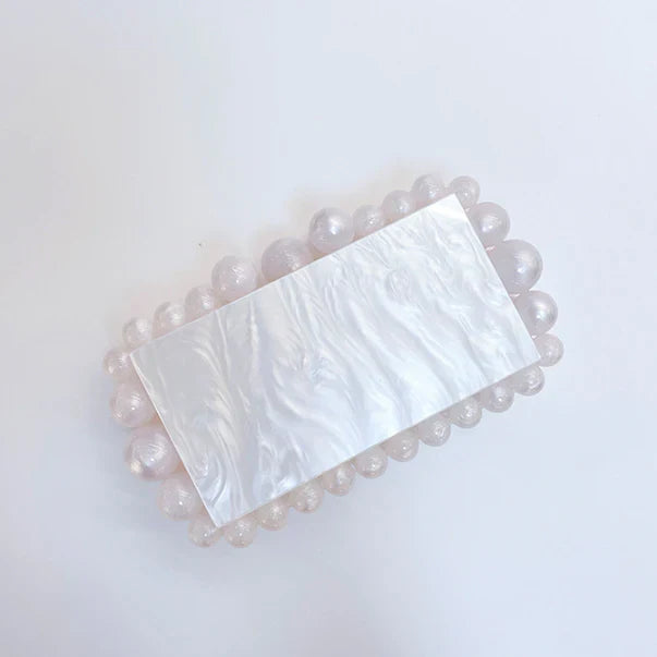 Vioraia Acrylic Cloud Clutch Bag