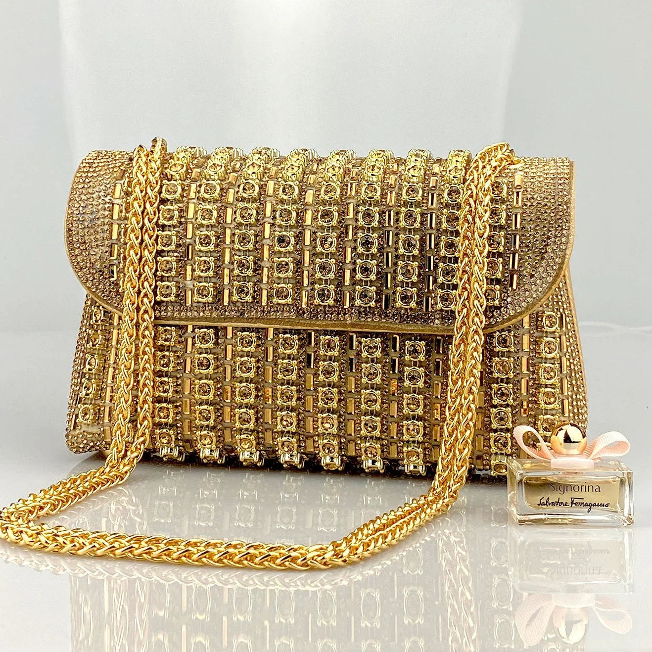Vioraia (CS) Chantal Diamond Clutch Bag