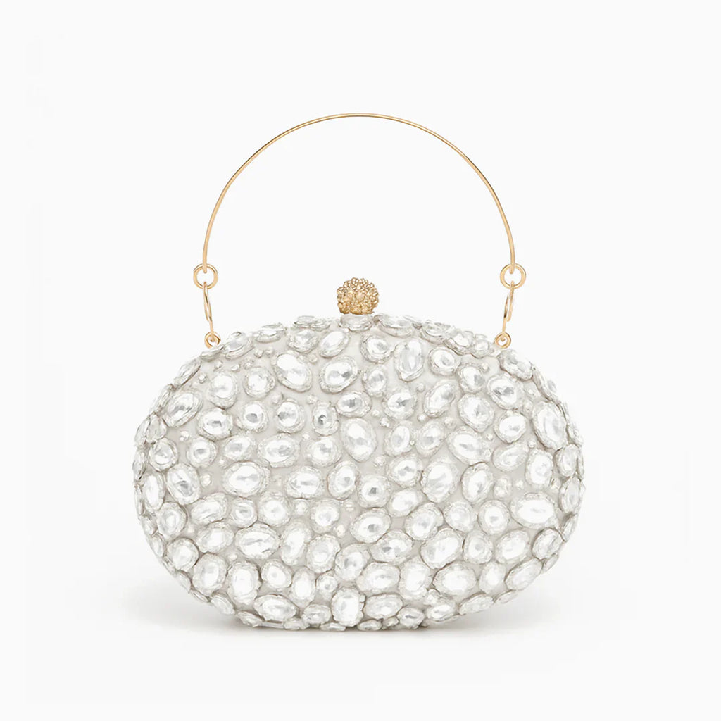 Vioraia Seraphine Gemstone Clutch Bag