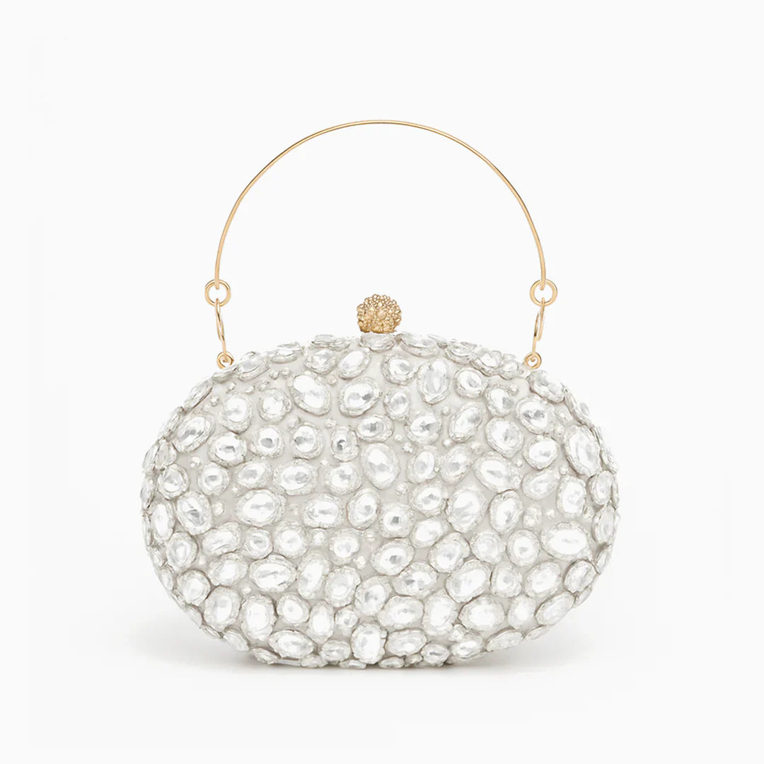 Vioraia Seraphine Gemstone Clutch Bag
