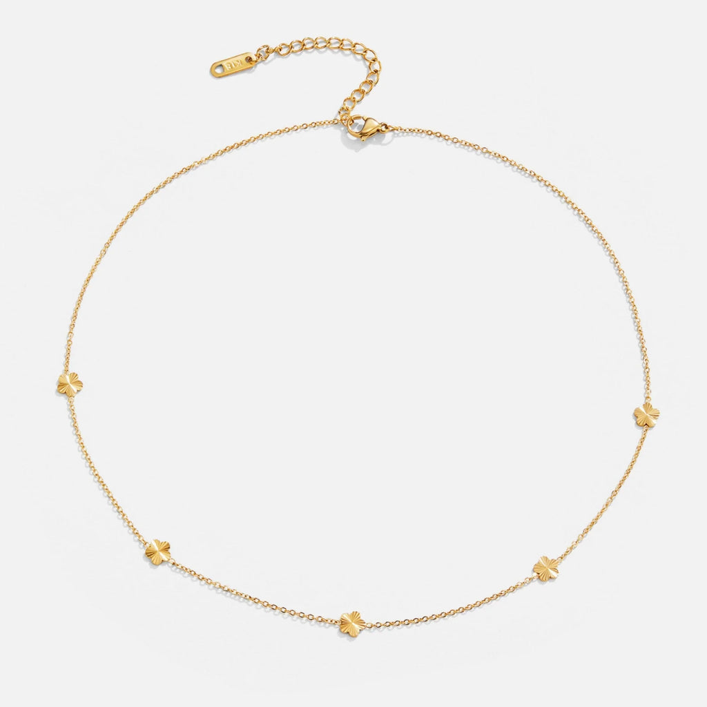 Vioraia Flower Power 18K Gold Chain Necklace