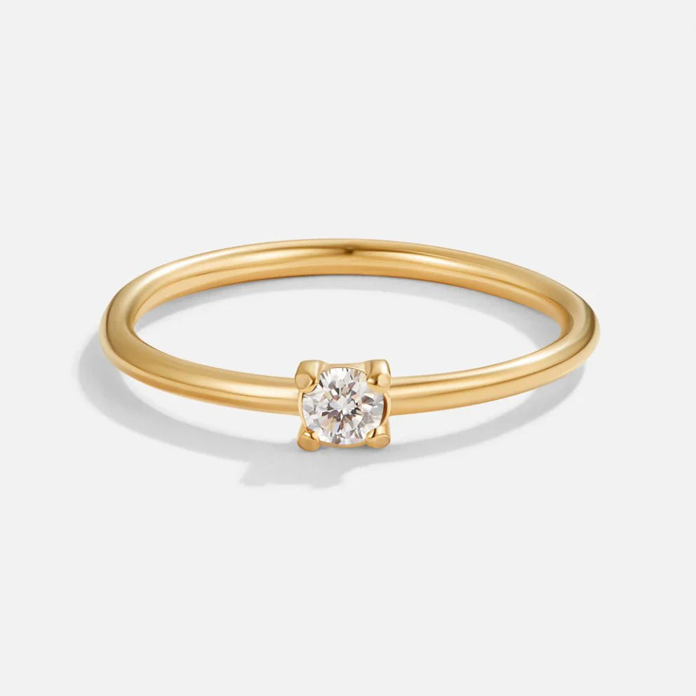 Vioraia Birthstone 18K Gold Rings