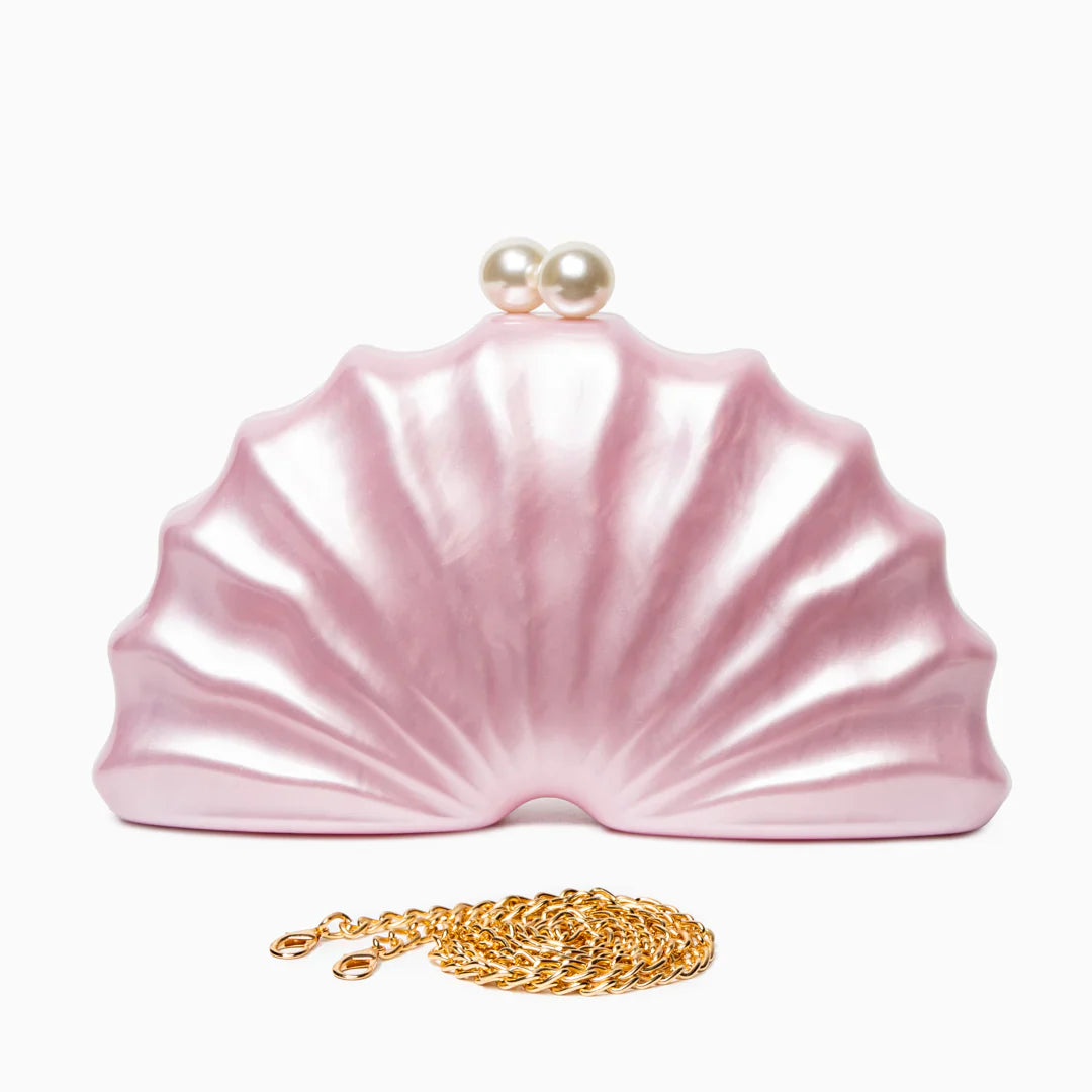 Vioraia Chloe Shell Clutch Bag