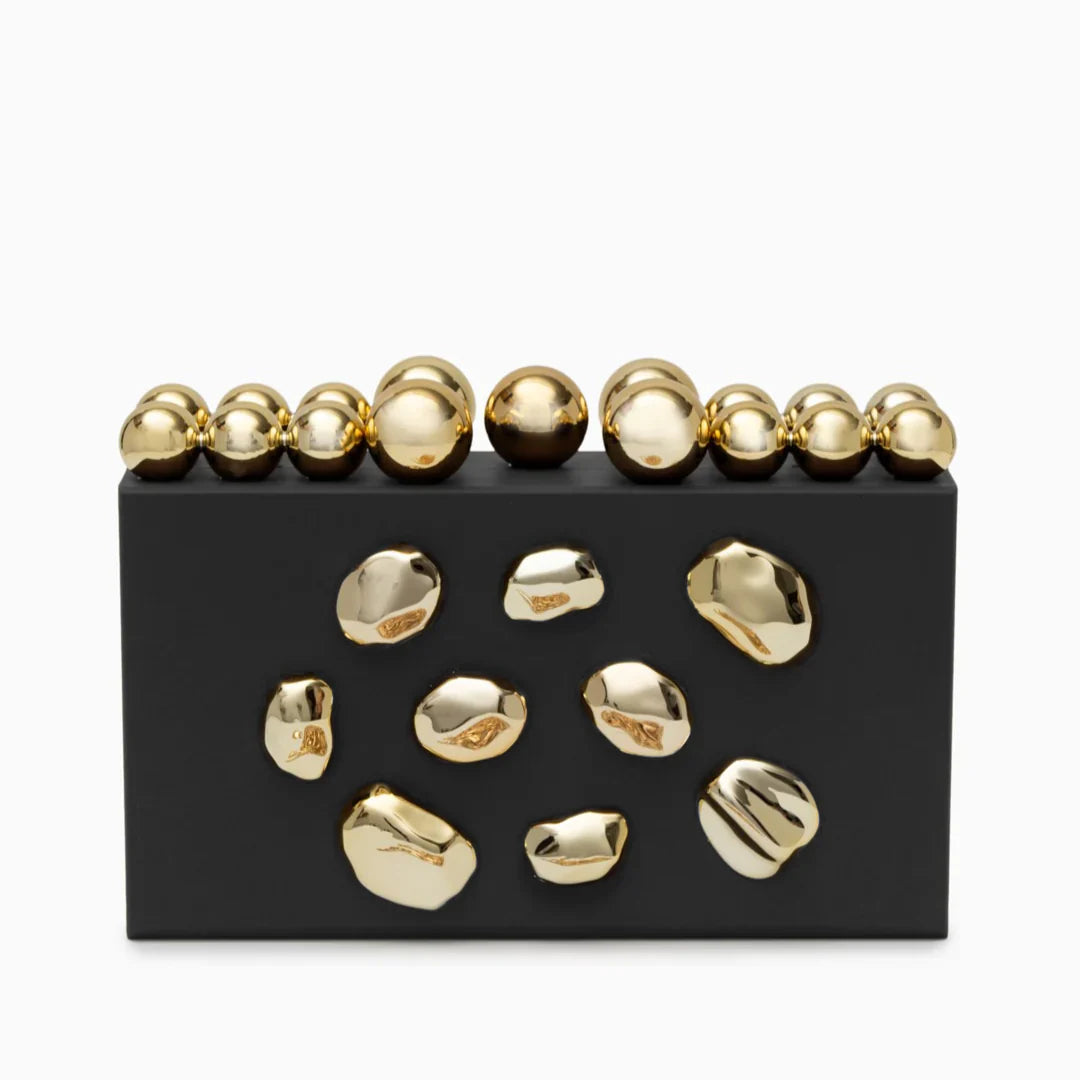Vioraia Verdant Orbit Clutch Bag