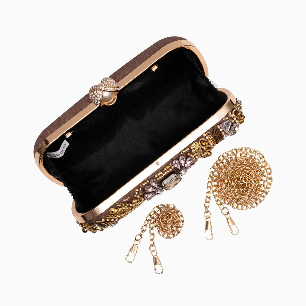Vioraia (CS) Cynthia Beaded Embroidery Clutch Bag